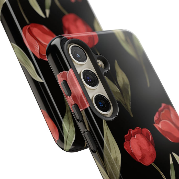 Rode Tulp Bloemenpatroon