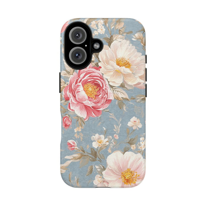 Romantisch Roze-Wit Bloemenpatroon