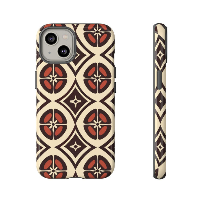 Geometrisch Bruin-Beige Patroon