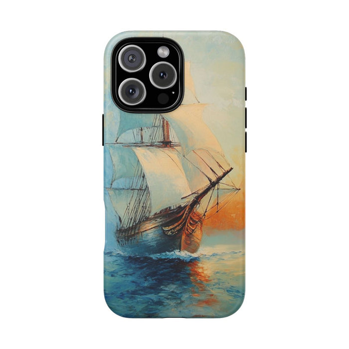 Zeilschip op Zee Olieverfschilderij