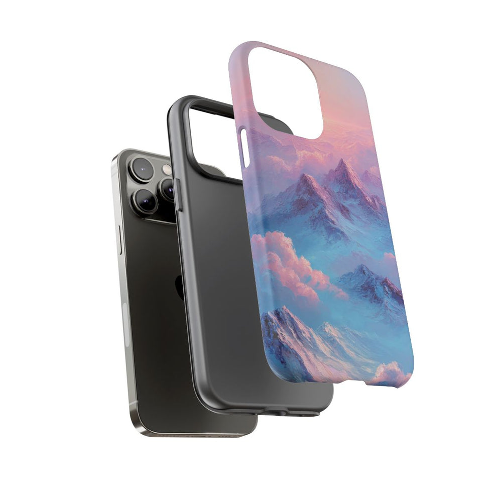 Dromerige Roze en Blauwe Bergen