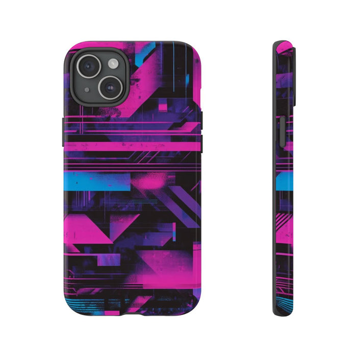 Neon Geometrisch Abstract Patroon
