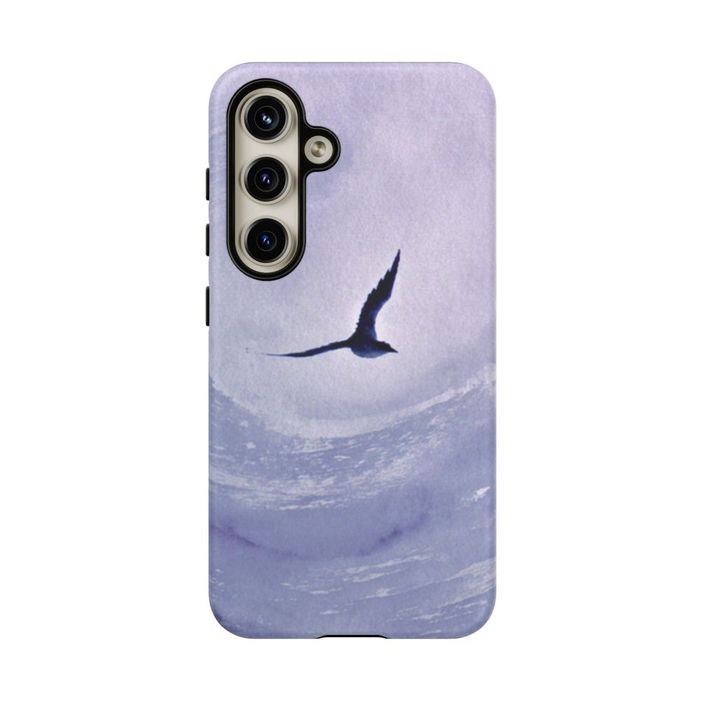Vliegende Vogel in Indigo Werveling