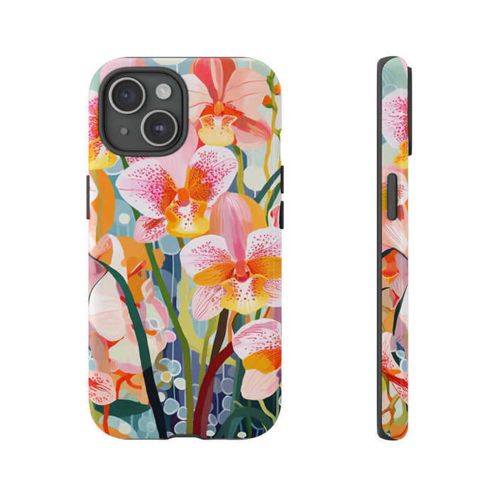 Kleurrijke Orchideeën Illustratie
