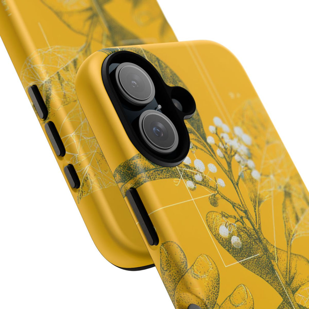 Hand met Botanische Bladeren en Bessen Illustratie