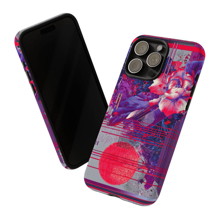 Abstracte Bloemmotieven met Neonaccenten
