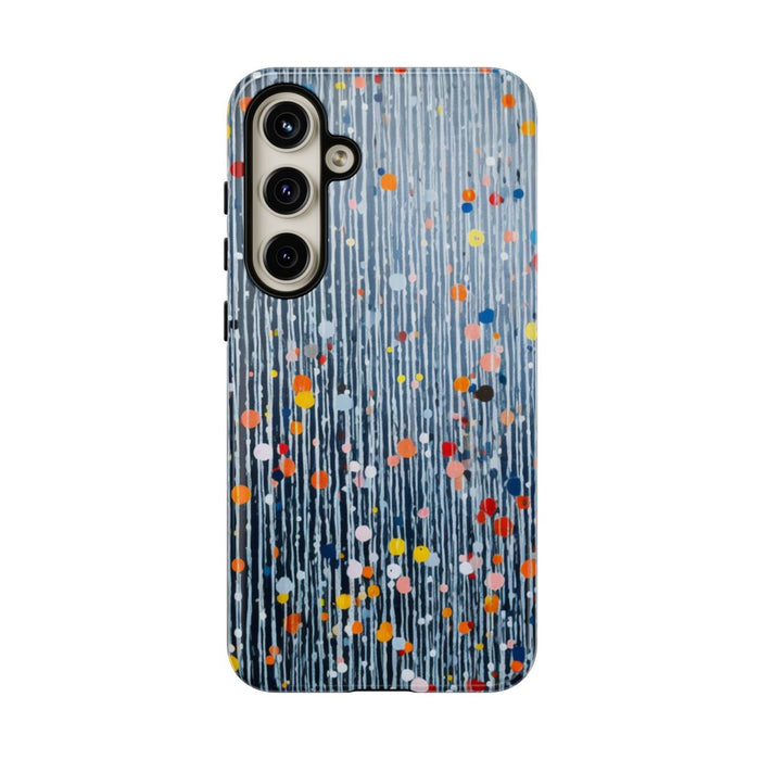 Kleurrijk Abstract Patroon met Dots en Lijnen