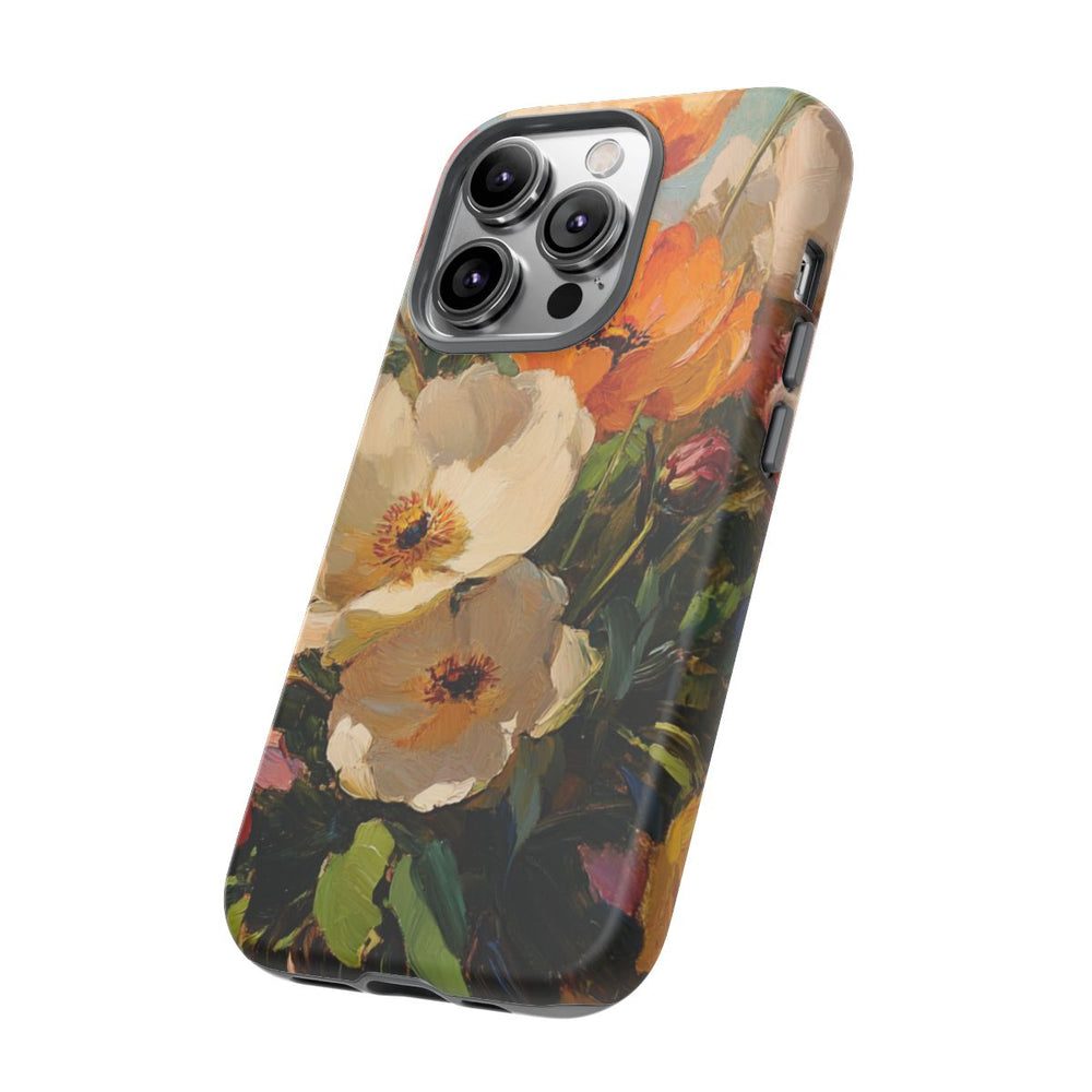 Kleurrijk Bloemenboeket als Olieverfschilderij