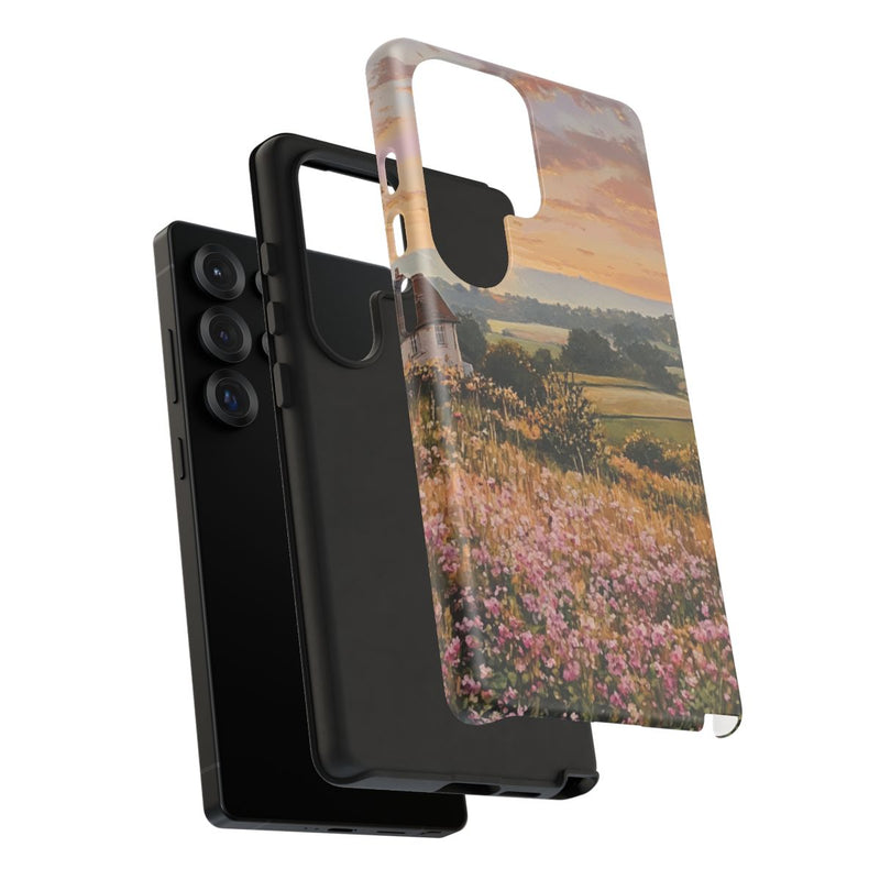 Landelijk Ochtendlandschap met Bloemen