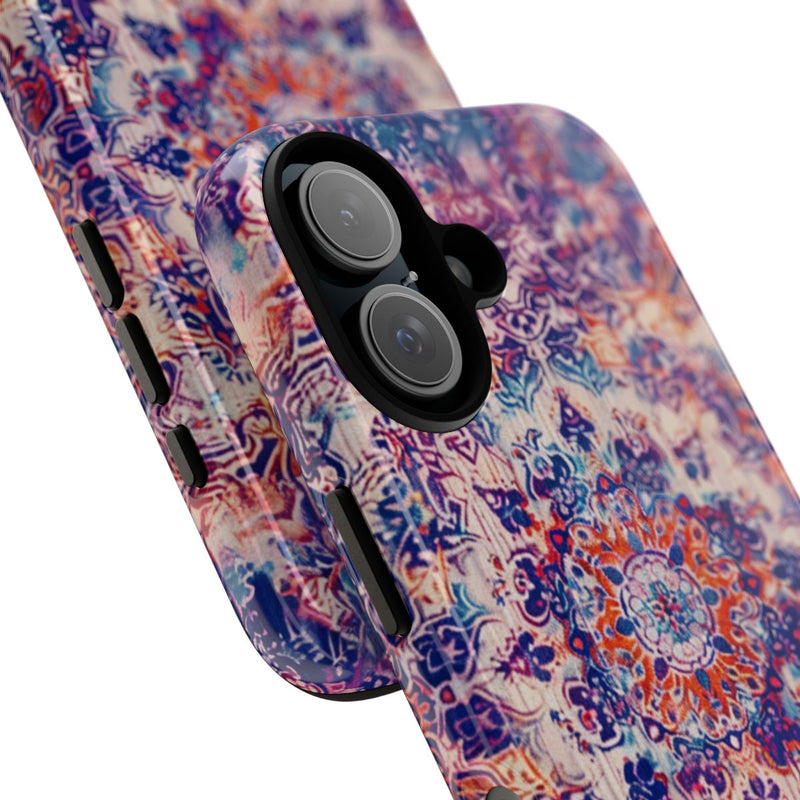 Gedetailleerd Psychedelisch Oosters Tapijtpatroon