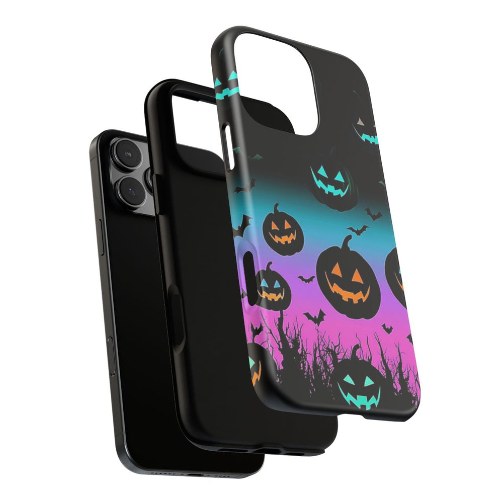 Gloeiende Halloween Pompoenen en Vleermuizen
