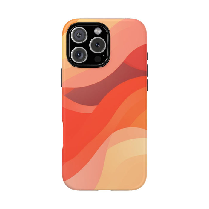 Warme Abstracte Golfpatronen