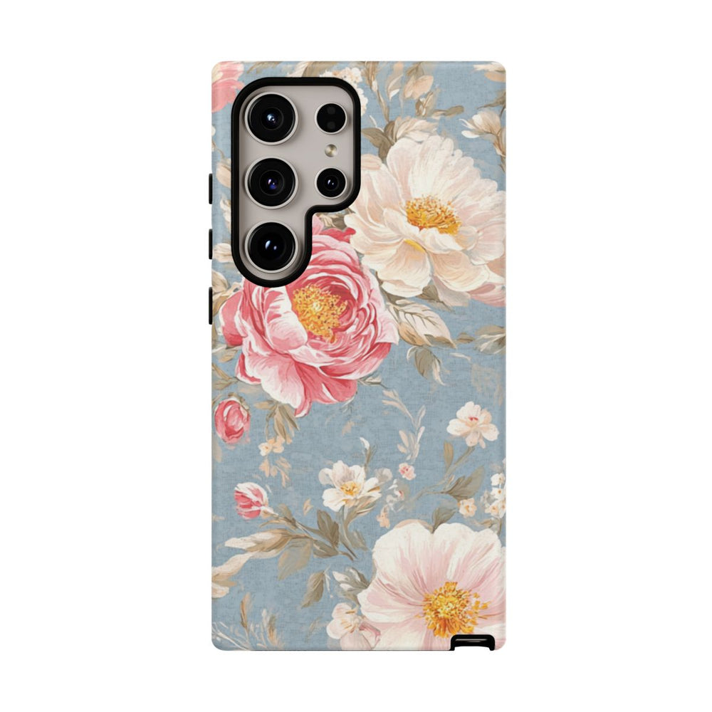 Romantisch Roze-Wit Bloemenpatroon