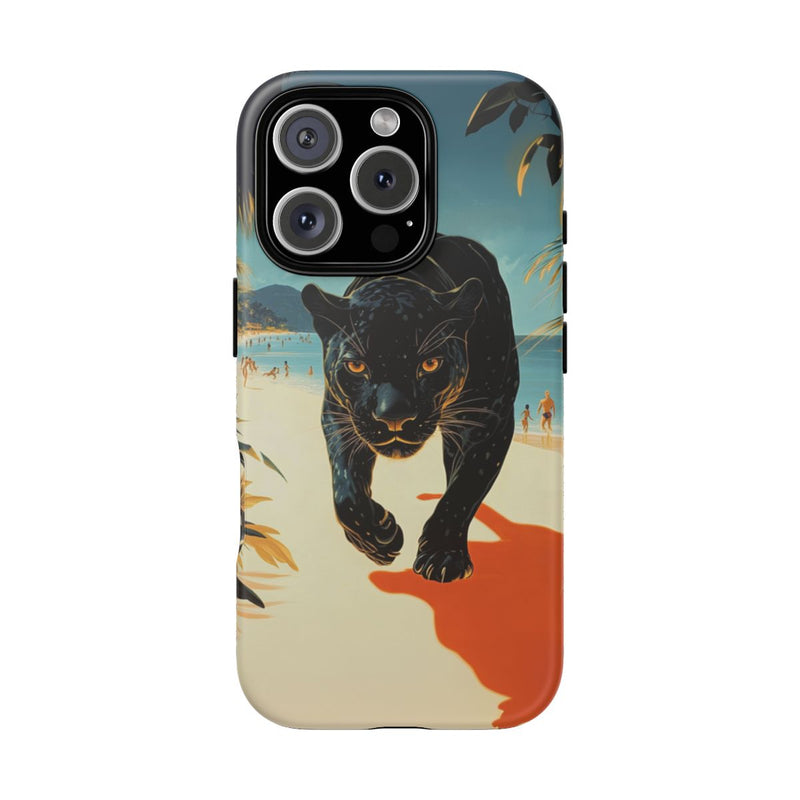 Zwarte Panter op het Strand