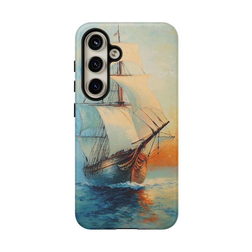 Zeilschip op Zee Olieverfschilderij