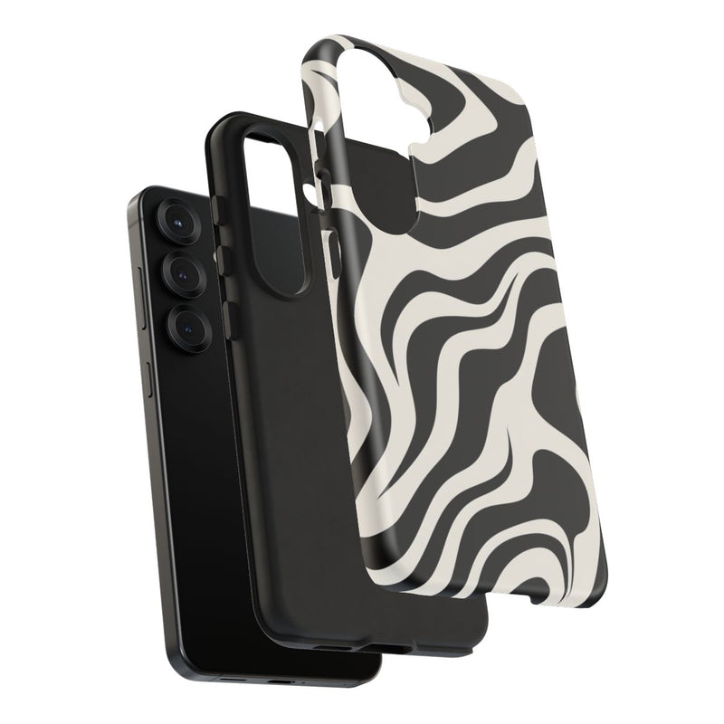 Zwart-Wit Abstract Zebra-Patroon