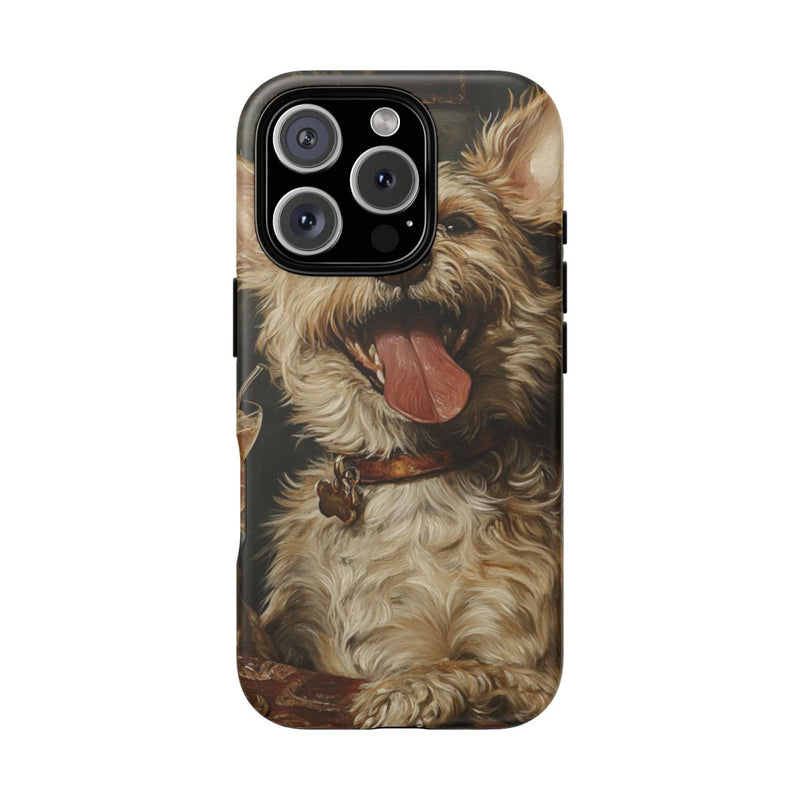 Vrolijke Terrier met Cocktail