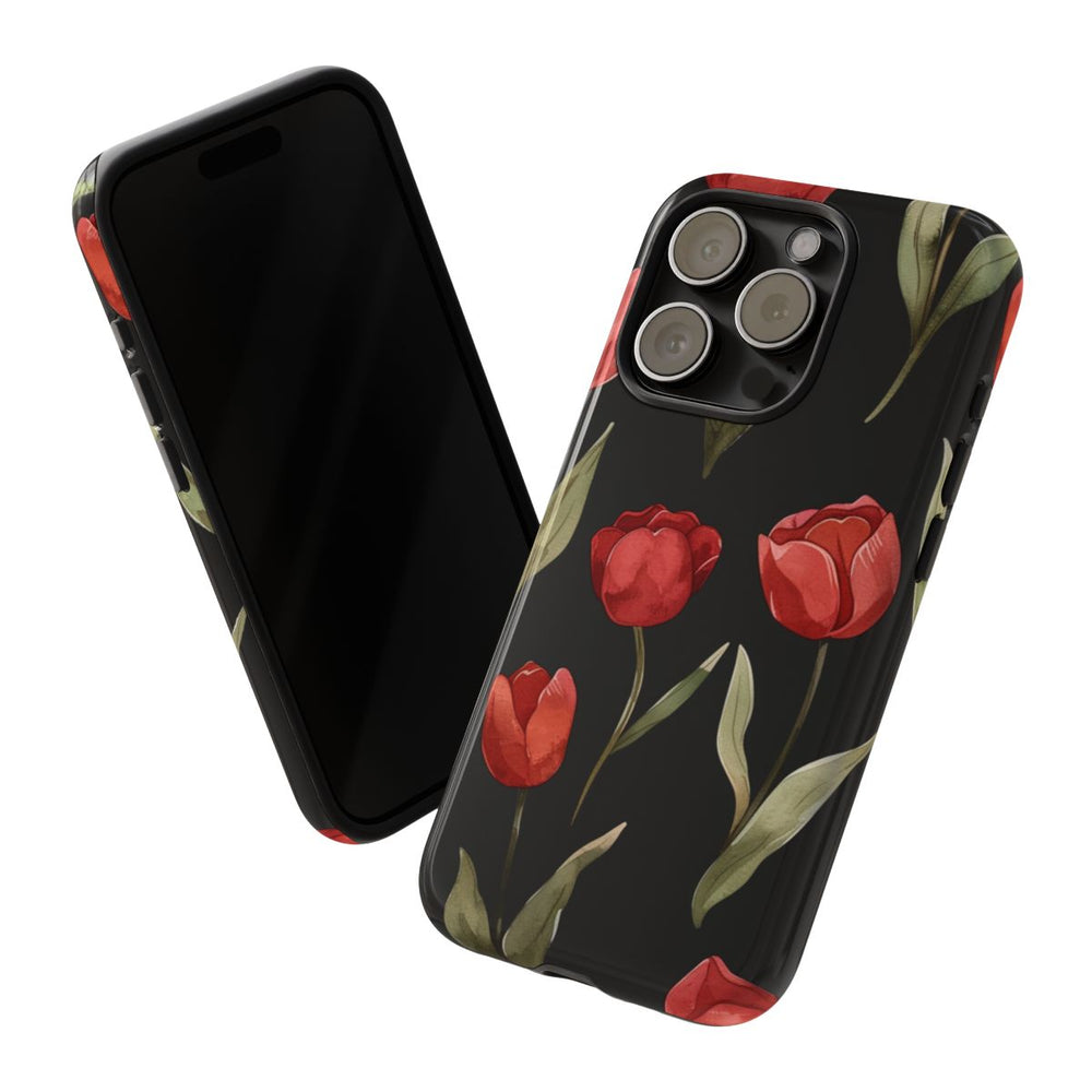 Rode Tulp Bloemenpatroon
