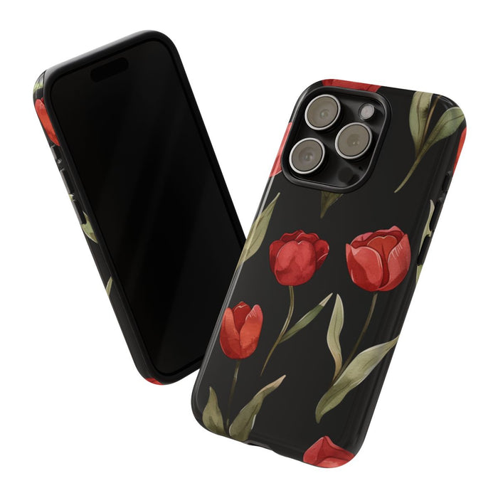 Rode Tulp Bloemenpatroon
