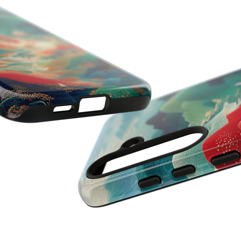 Kleurrijk Berglandschap met Illustratie