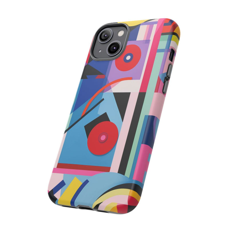 Abstracte Geometrische Vormen in Felle Kleuren