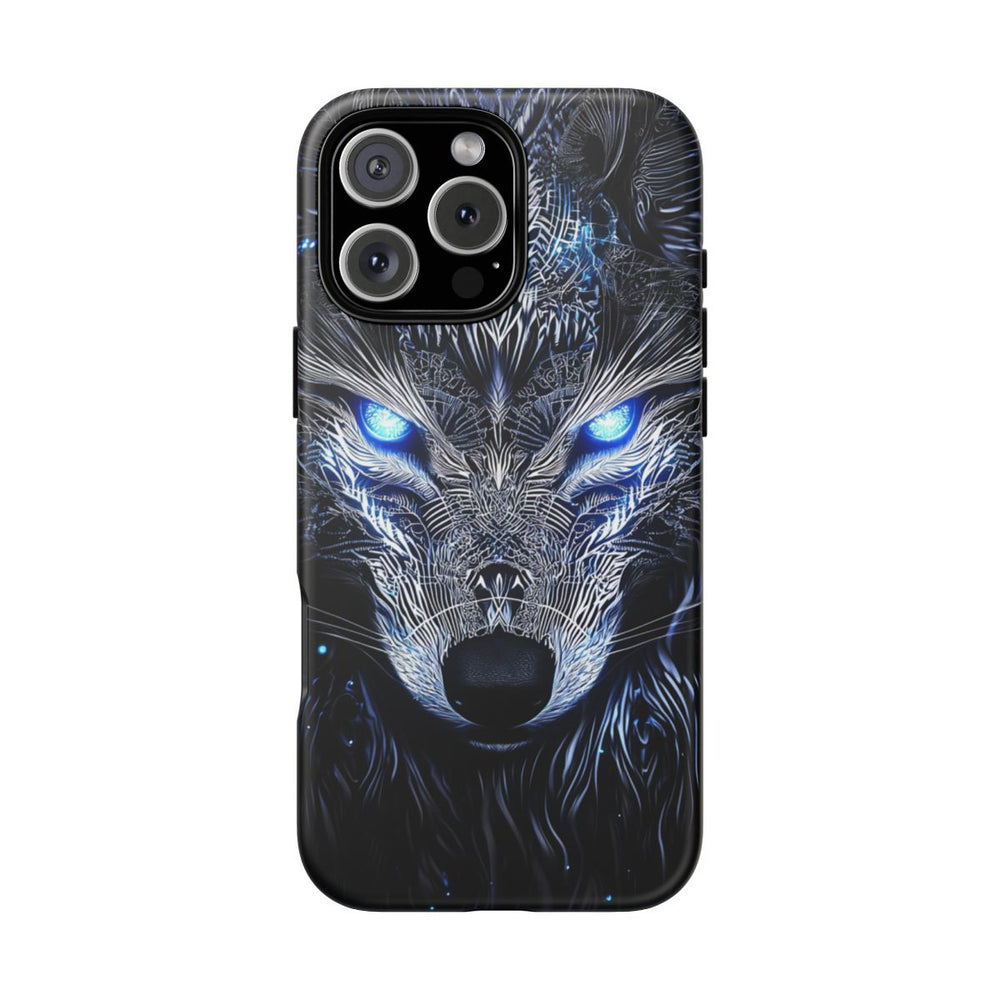Majestueuze Wolf met Gloeiende Ogen