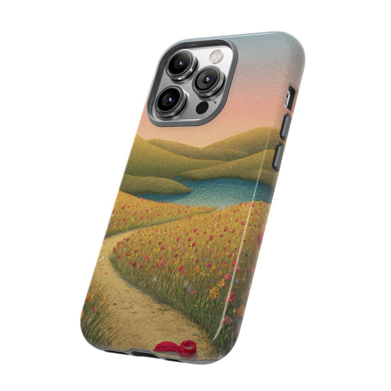 Sprookjesachtig Bloemenpad bij Meer