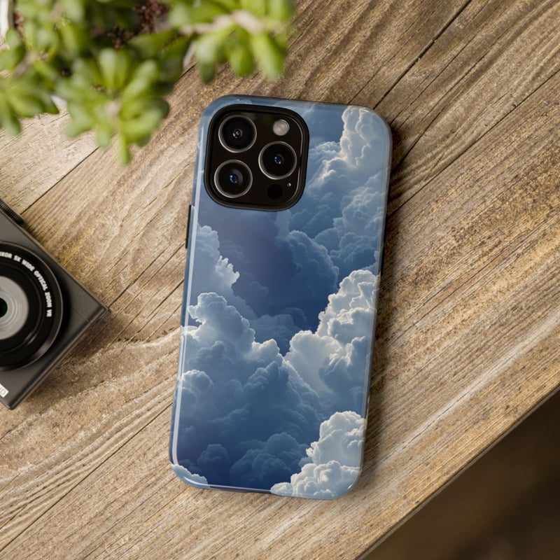 3D Blauw Wolkenpatroon