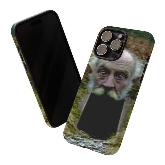 Surrealistische Reuzenhoofd-Toegang in de Natuur
