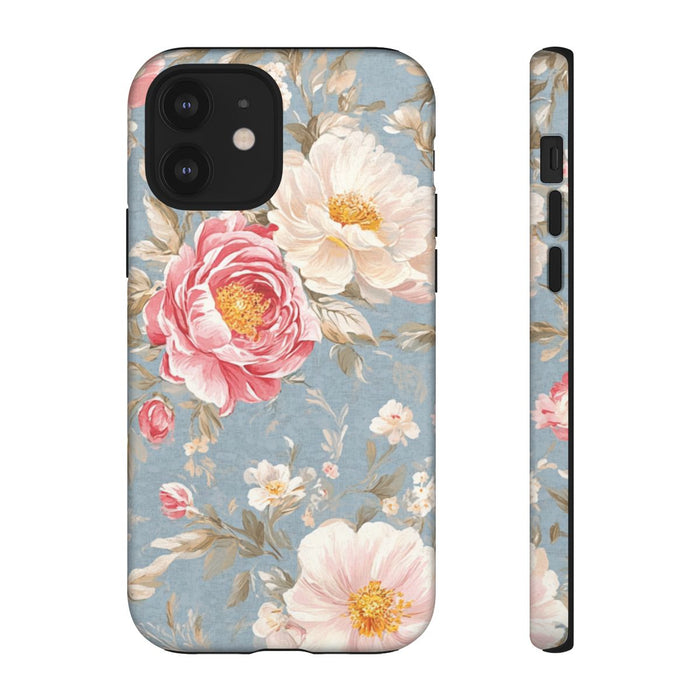 Romantisch Roze-Wit Bloemenpatroon