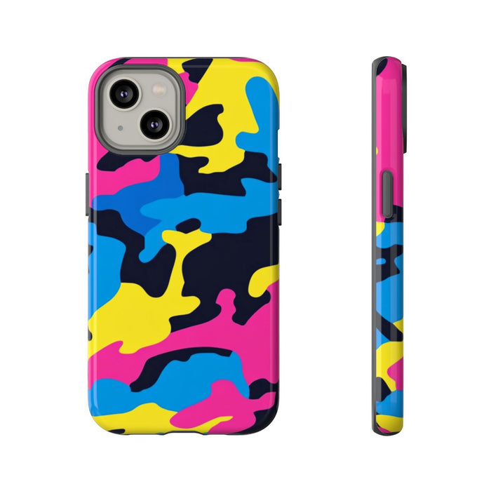 Neon Kleurrijk Camouflagepatroon