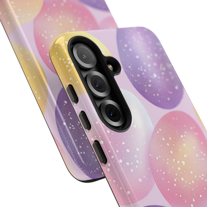 Pastelkleurige Glitter Paaseieren Patroon