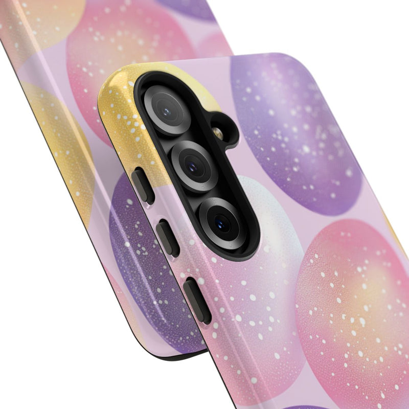 Pastelkleurige Glitter Paaseieren Patroon