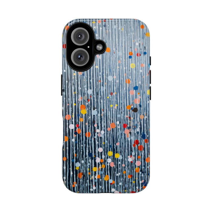 Kleurrijk Abstract Patroon met Dots en Lijnen