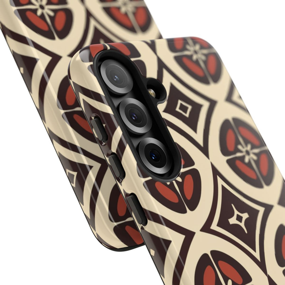 Geometrisch Bruin-Beige Patroon