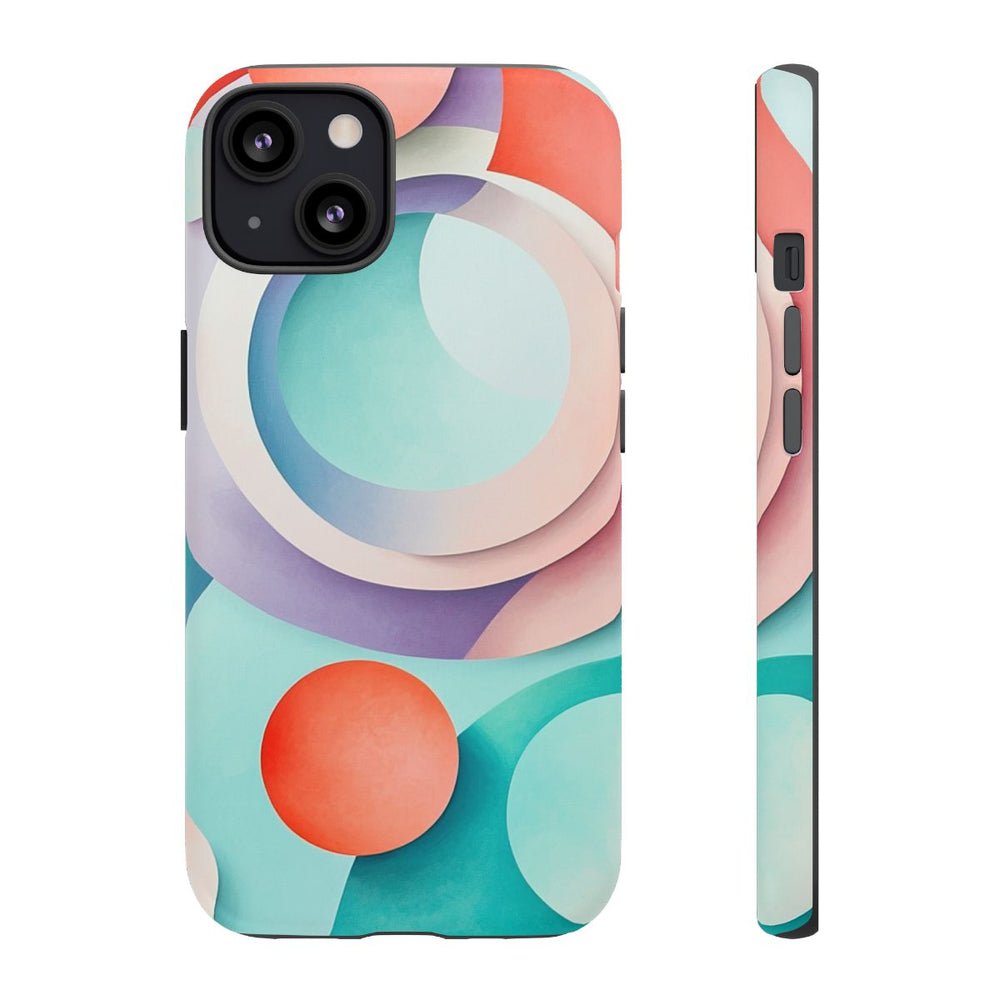 3D Pastel Cirkels Abstracte Kunst