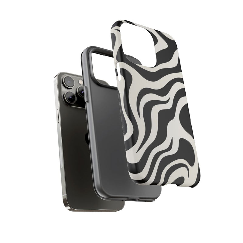 Zwart-Wit Abstract Zebra-Patroon