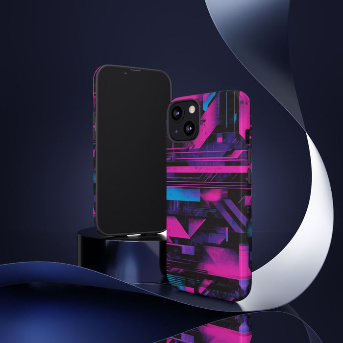 Neon Geometrisch Abstract Patroon