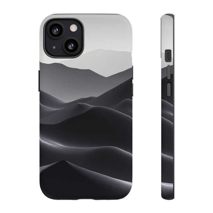 Monochrome Berglandschap met Verloop