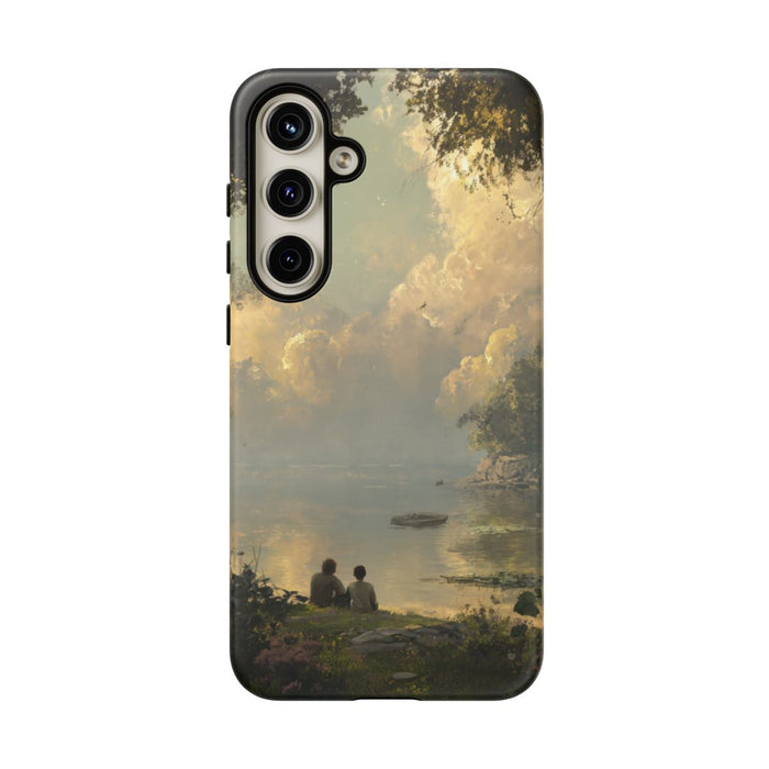 Vredig Meerlandschap met Vriendschap