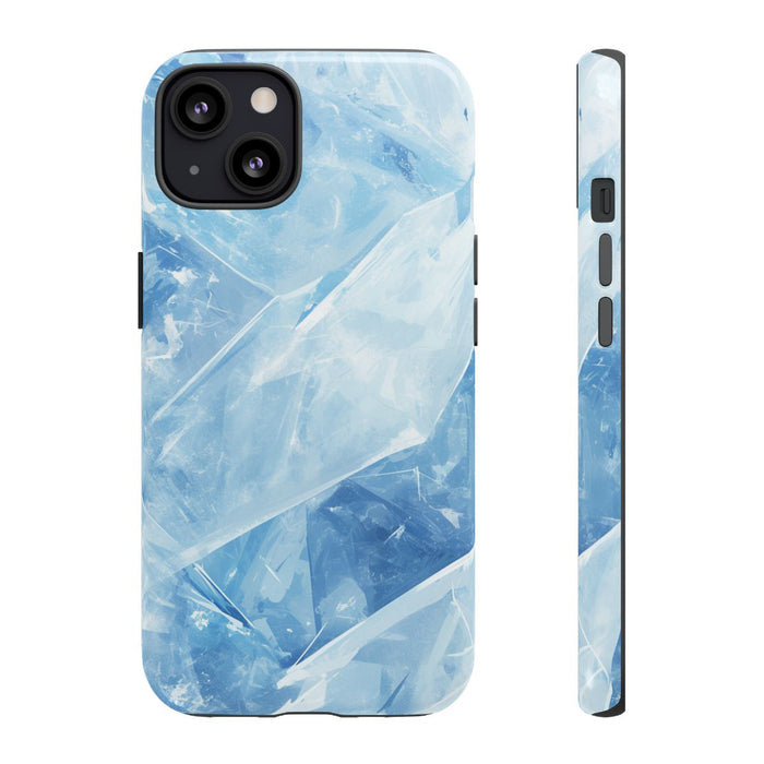 Blauwe IJstextuur