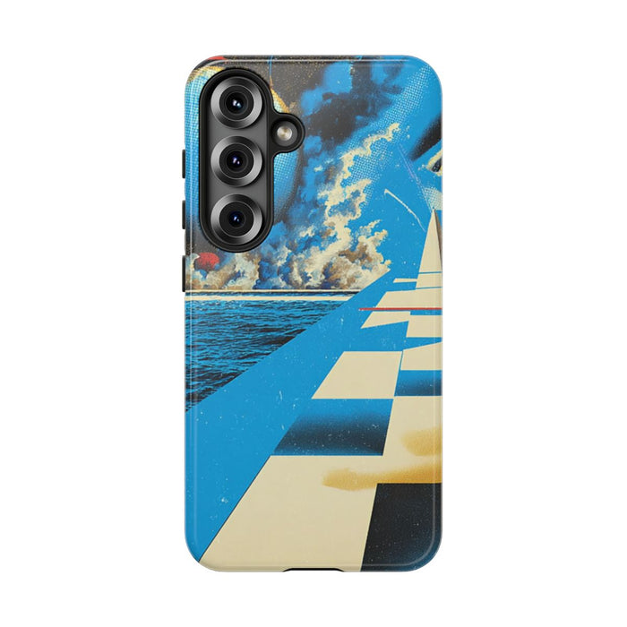 Surrealistische Geometrische Oceaanscène