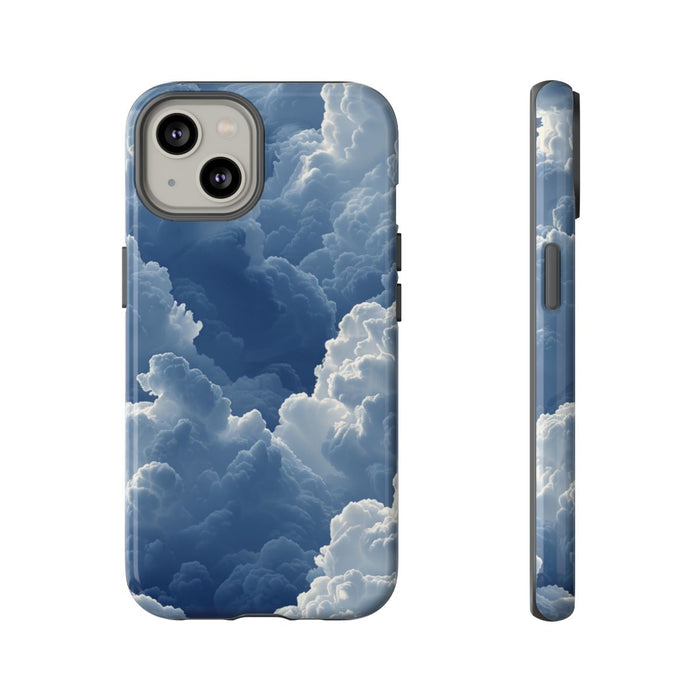 3D Blauw Wolkenpatroon
