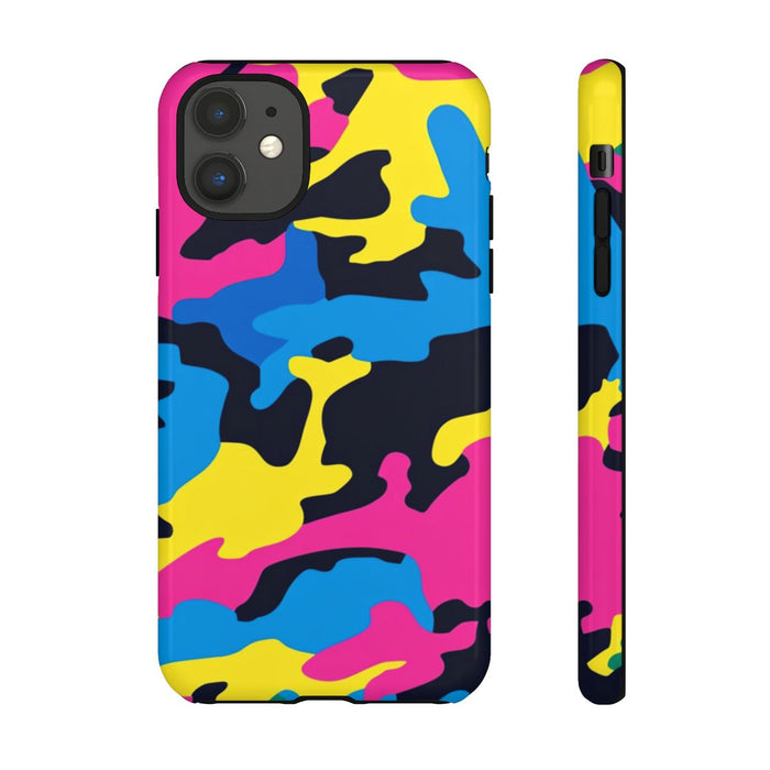 Neon Kleurrijk Camouflagepatroon