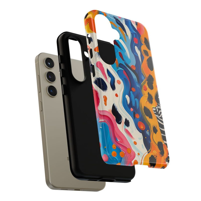 Abstract Kleurrijk Zebra Patroon