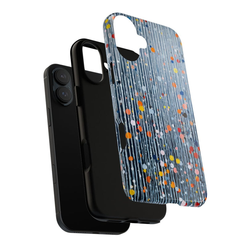 Kleurrijk Abstract Patroon met Dots en Lijnen