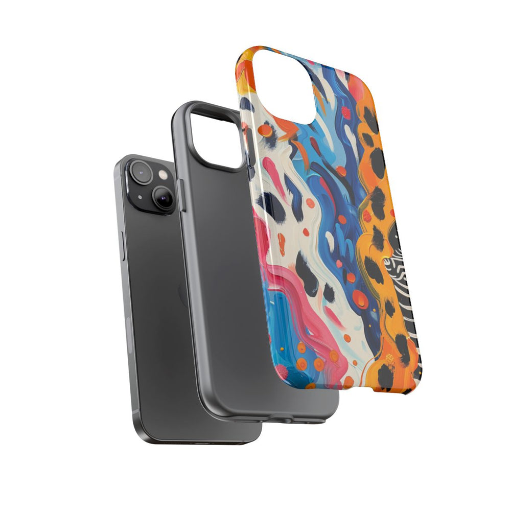 Abstract Kleurrijk Zebra Patroon