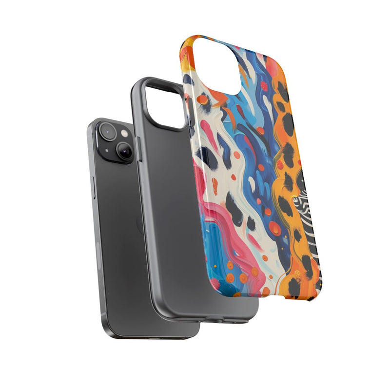 Abstract Kleurrijk Zebra Patroon