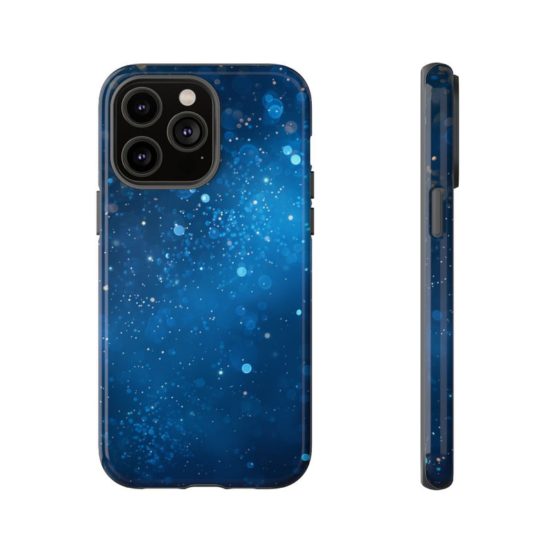 Diepblauwe Sprankelende Lichten