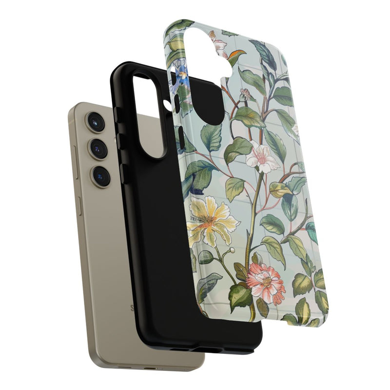 Vintage Bloemenpatroon met Vlinders